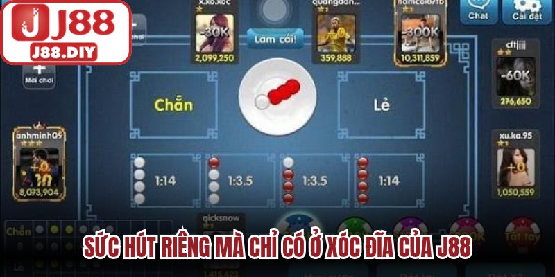 Sức hút riêng mà chỉ có ở xóc đĩa của J88
